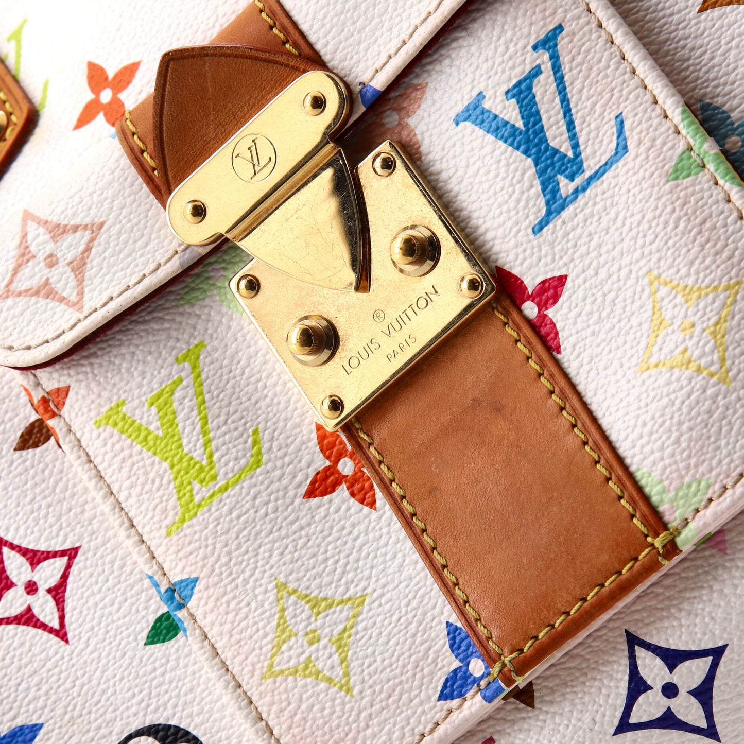 Louis Vuitton Speedy Handbag Monogram Multicolor 30
