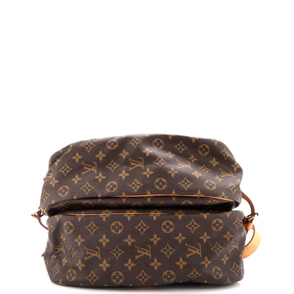 Louis Vuitton Saumur Handbag Monogram Canvas 35