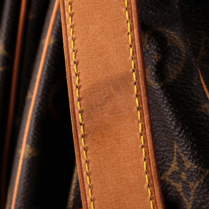 Louis Vuitton Saumur Handbag Monogram Canvas 35