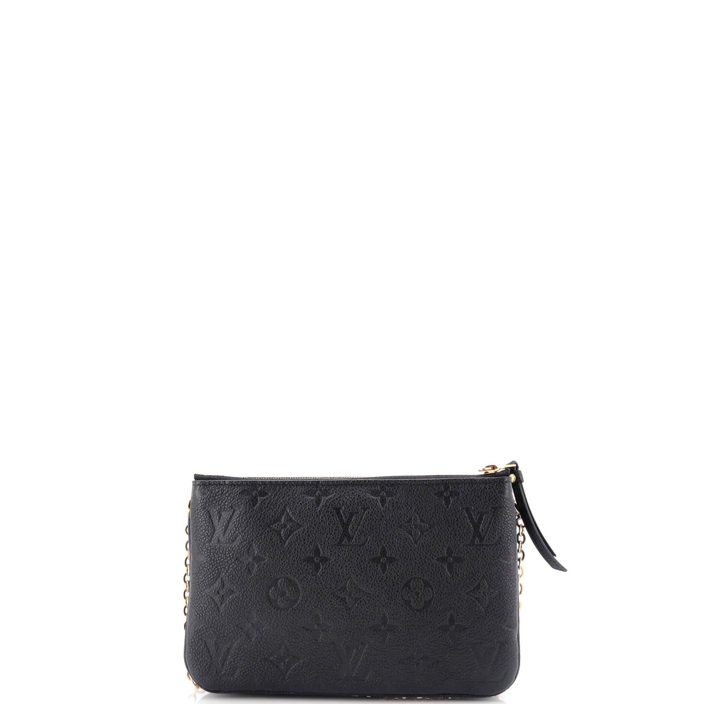 Louis Vuitton Double Zip Pochette Monogram Empreinte Leather