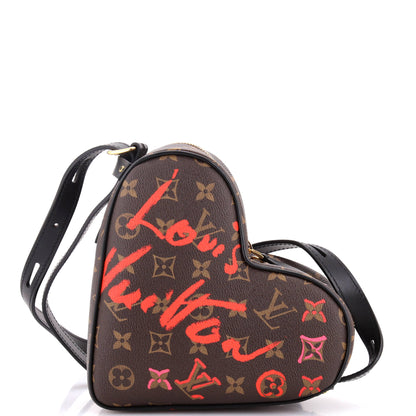 Louis Vuitton Coeur Handbag Limited Edition Fall in Love Monogram Canvas