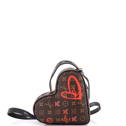 Louis Vuitton Coeur Handbag Limited Edition Fall in Love Monogram Canvas