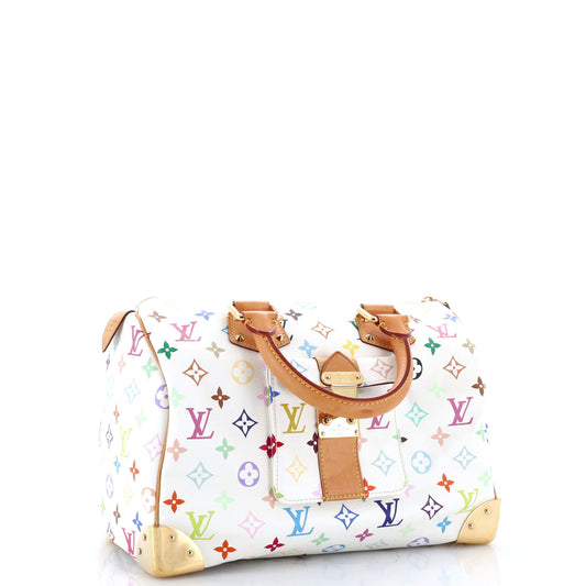 Louis Vuitton Speedy Handbag Monogram Multicolor 30