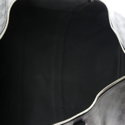 Louis Vuitton Keepall Bandouliere Bag Damier Graphite 55
