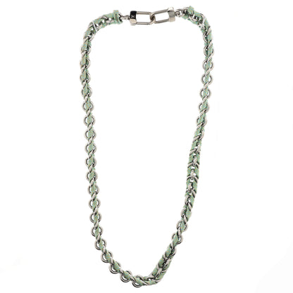 Louis Vuitton Multi Pochette Accessoires Woven Chain Strap Leather and Metal