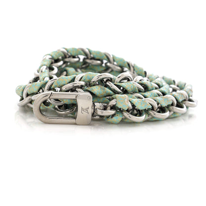 Louis Vuitton Multi Pochette Accessoires Woven Chain Strap Leather and Metal