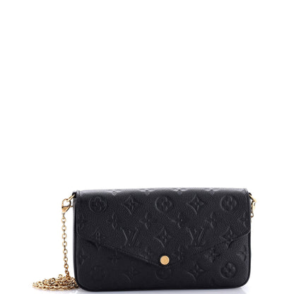 Louis Vuitton Felicie Pochette Wild at Heart Monogram Empreinte Giant