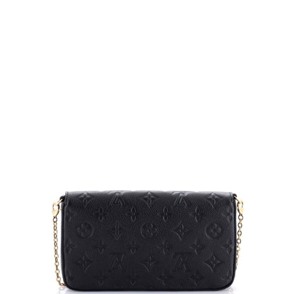 Louis Vuitton Felicie Pochette Wild at Heart Monogram Empreinte Giant