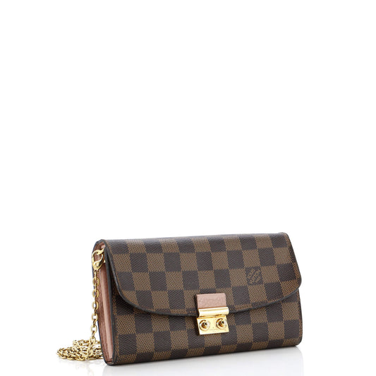 Louis Vuitton Croisette Chain Wallet Damier