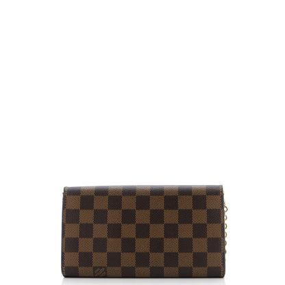 Louis Vuitton Croisette Chain Wallet Damier