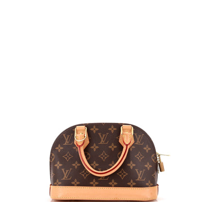 Louis Vuitton Alma Handbag Monogram Canvas BB