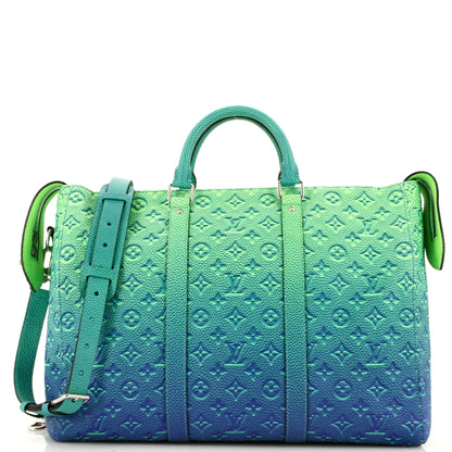Louis Vuitton Keepall Tote Limited Edition Illusion Monogram Taurillon Leather