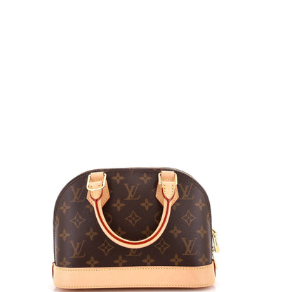 Louis Vuitton Alma Handbag Monogram Canvas BB