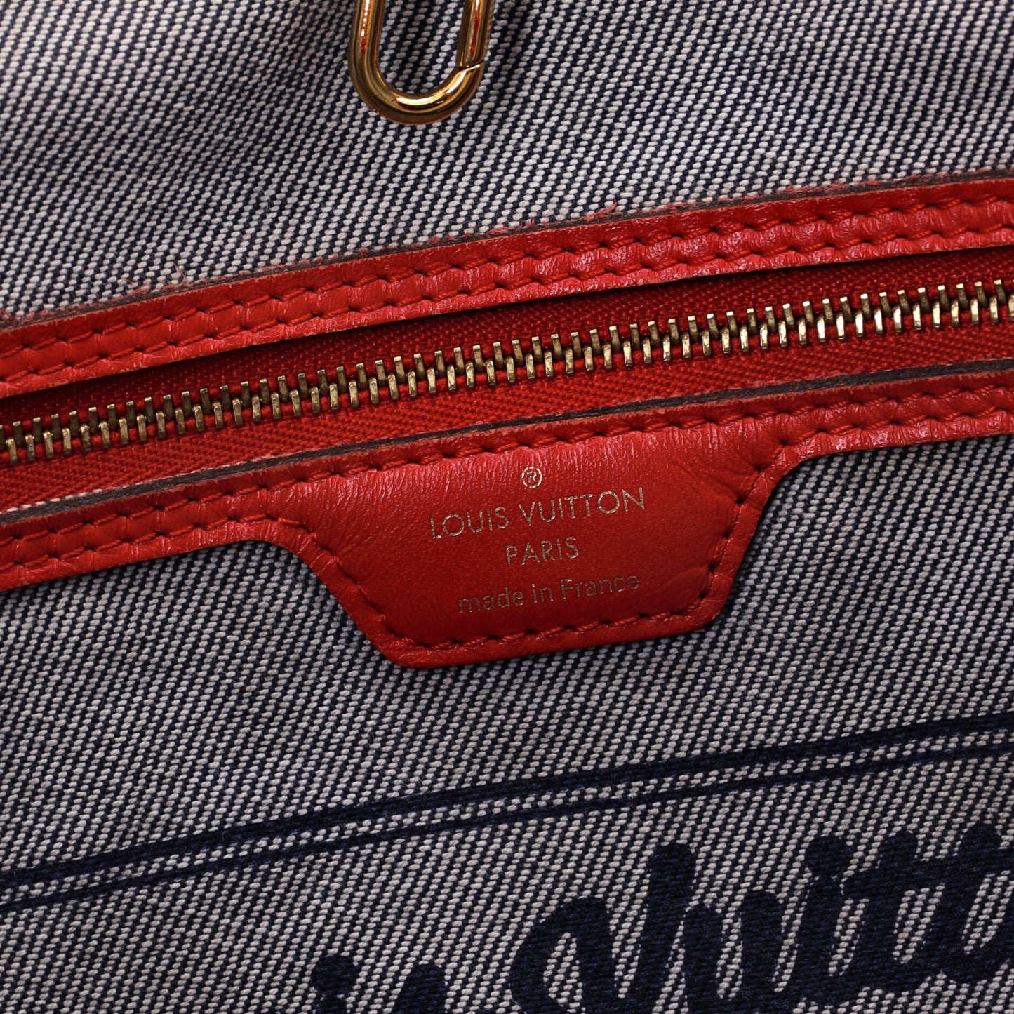 Louis Vuitton Neverfull Tote Damier and Monogram Patchwork Denim MM