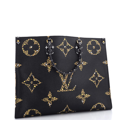 Louis Vuitton OnTheGo Tote Limited Edition Jungle Monogram Giant GM