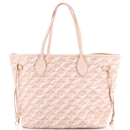 Louis Vuitton Neverfull NM Tote Stardust Monogram Empreinte Leather MM