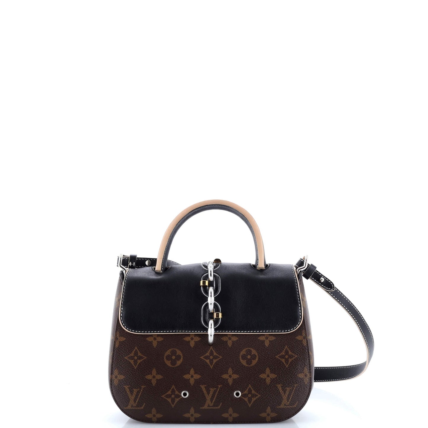 Louis Vuitton Chain It Handbag Monogram Canvas with Leather PM