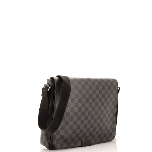 Louis Vuitton District Messenger Bag Damier Graphite MM