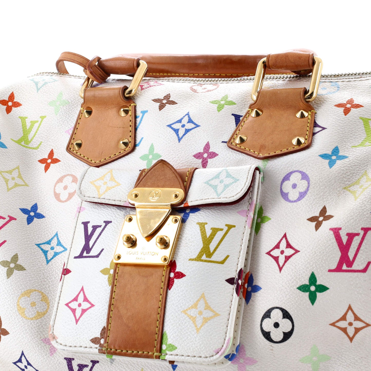 Louis Vuitton Speedy Handbag Monogram Multicolor 30