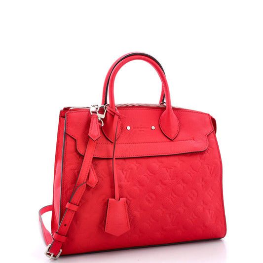Louis Vuitton Pont Neuf Handbag Monogram Empreinte Leather MM