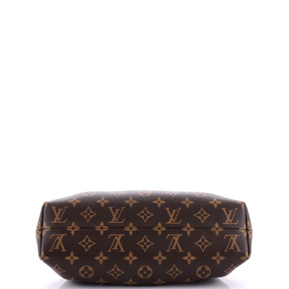 Louis Vuitton Monogram Top Handle Frame Clutch Monogram Canvas