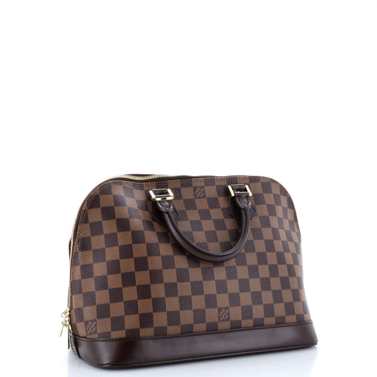 Louis Vuitton Vintage Alma Handbag Damier PM