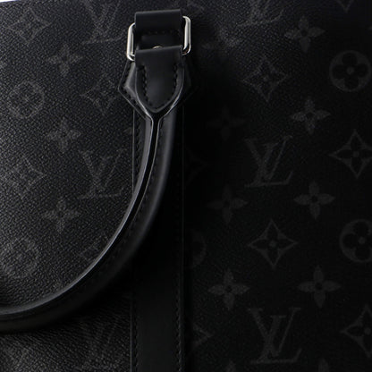 Louis Vuitton Sac Plat Bag Monogram Eclipse Canvas