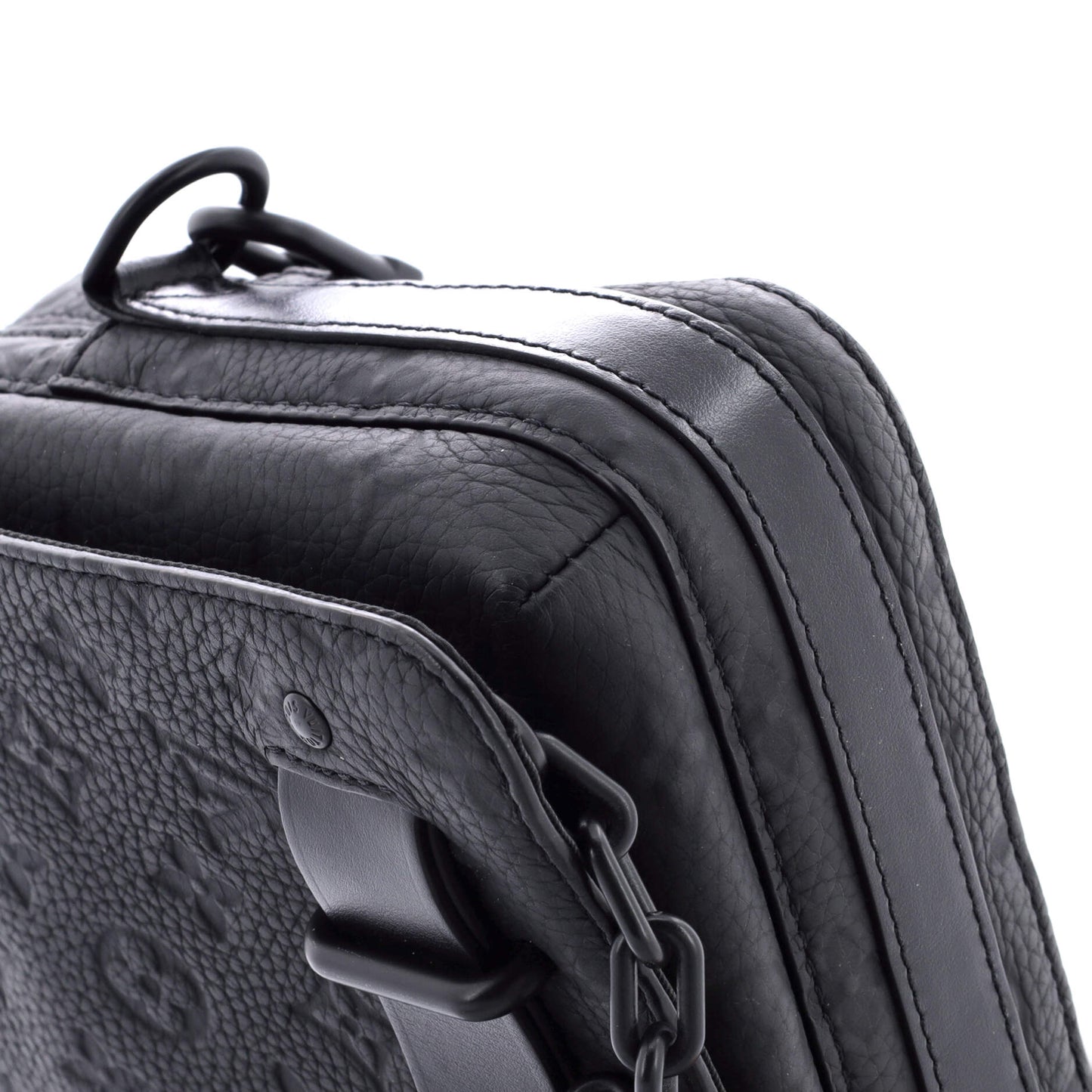 Louis Vuitton Steamer Messenger Bag Monogram Taurillon Leather