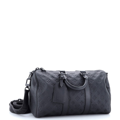 Louis Vuitton Keepall Bandouliere Bag Monogram Taurillon Leather 35
