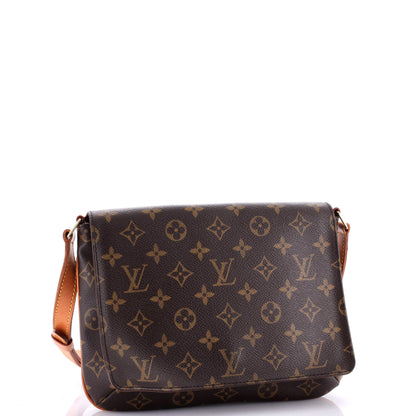 Louis Vuitton Musette Tango Handbag Monogram Canvas