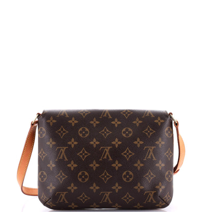 Louis Vuitton Musette Tango Handbag Monogram Canvas