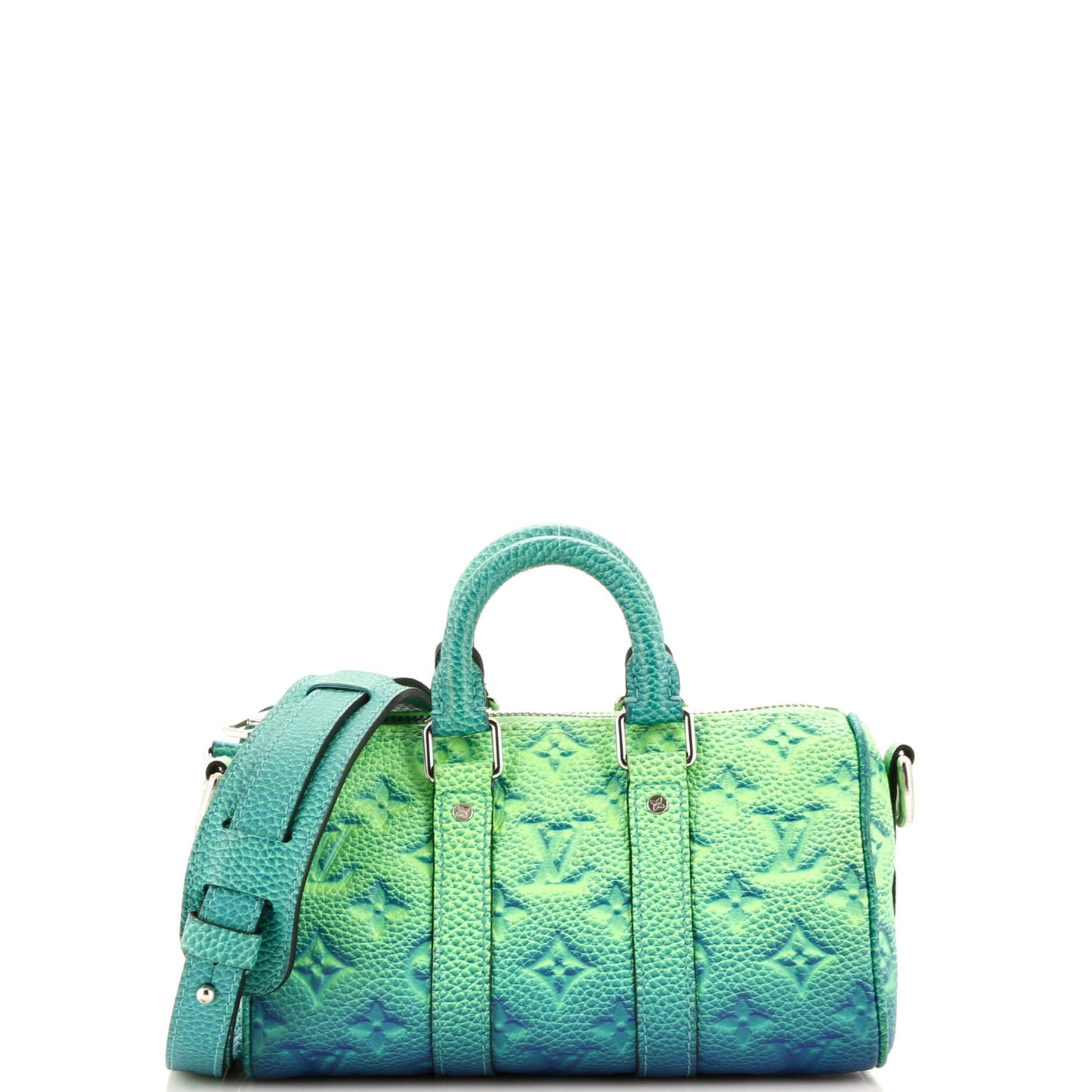 Louis Vuitton Keepall Bandouliere Bag Limited Edition Illusion Monogram Taurillon Leather XS