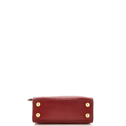 Louis Vuitton Pont Neuf Handbag Monogram Empreinte Leather Mini