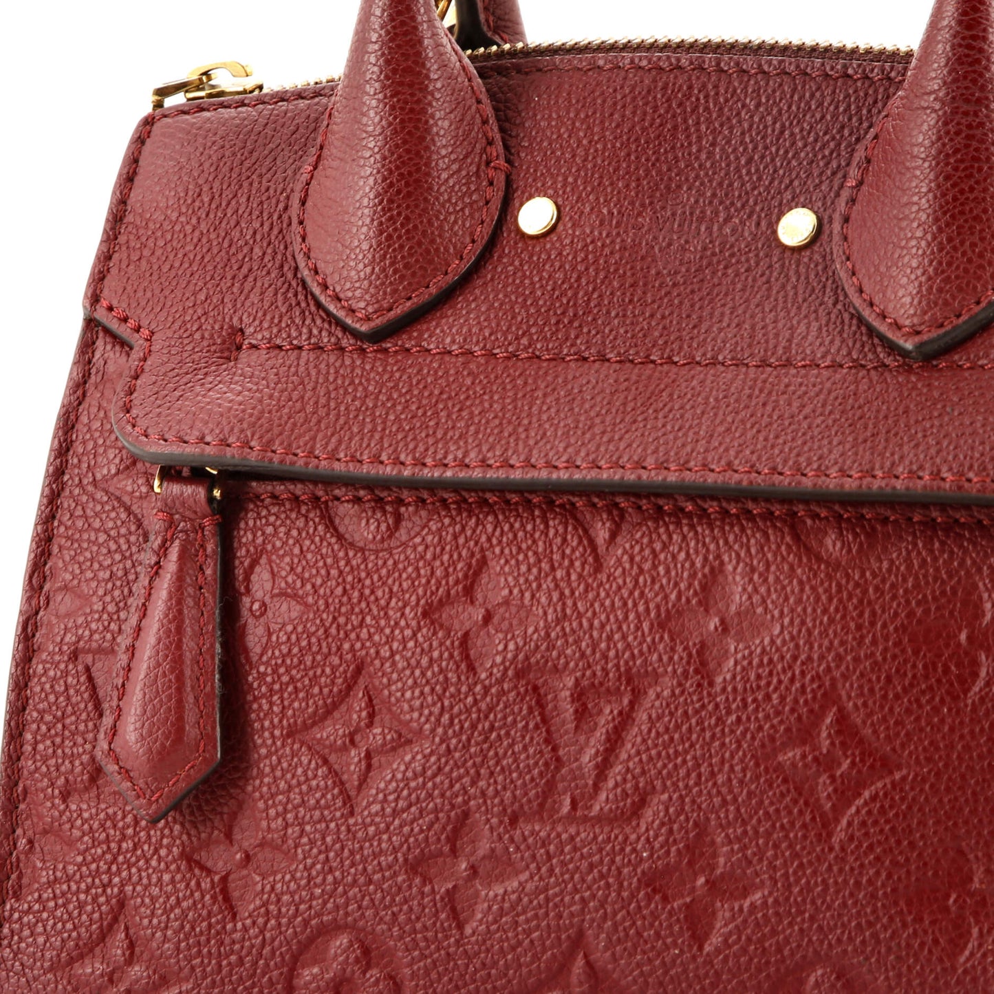 Louis Vuitton Pont Neuf Handbag Monogram Empreinte Leather Mini