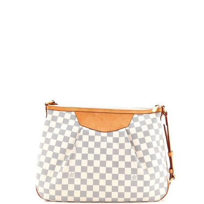 Louis Vuitton Siracusa Handbag Damier MM