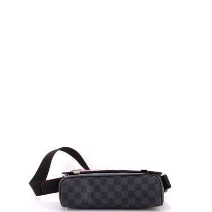 Louis Vuitton District NM Messenger Bag Alps Patches Damier Graphite PM