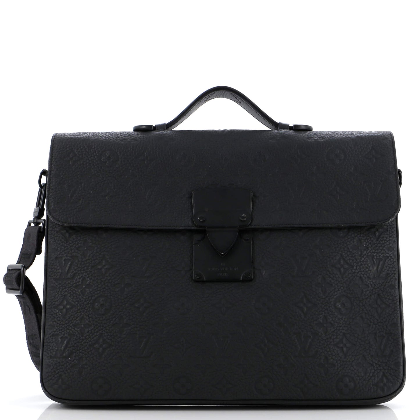 Louis Vuitton S Lock Briefcase Monogram Taurillon Leather