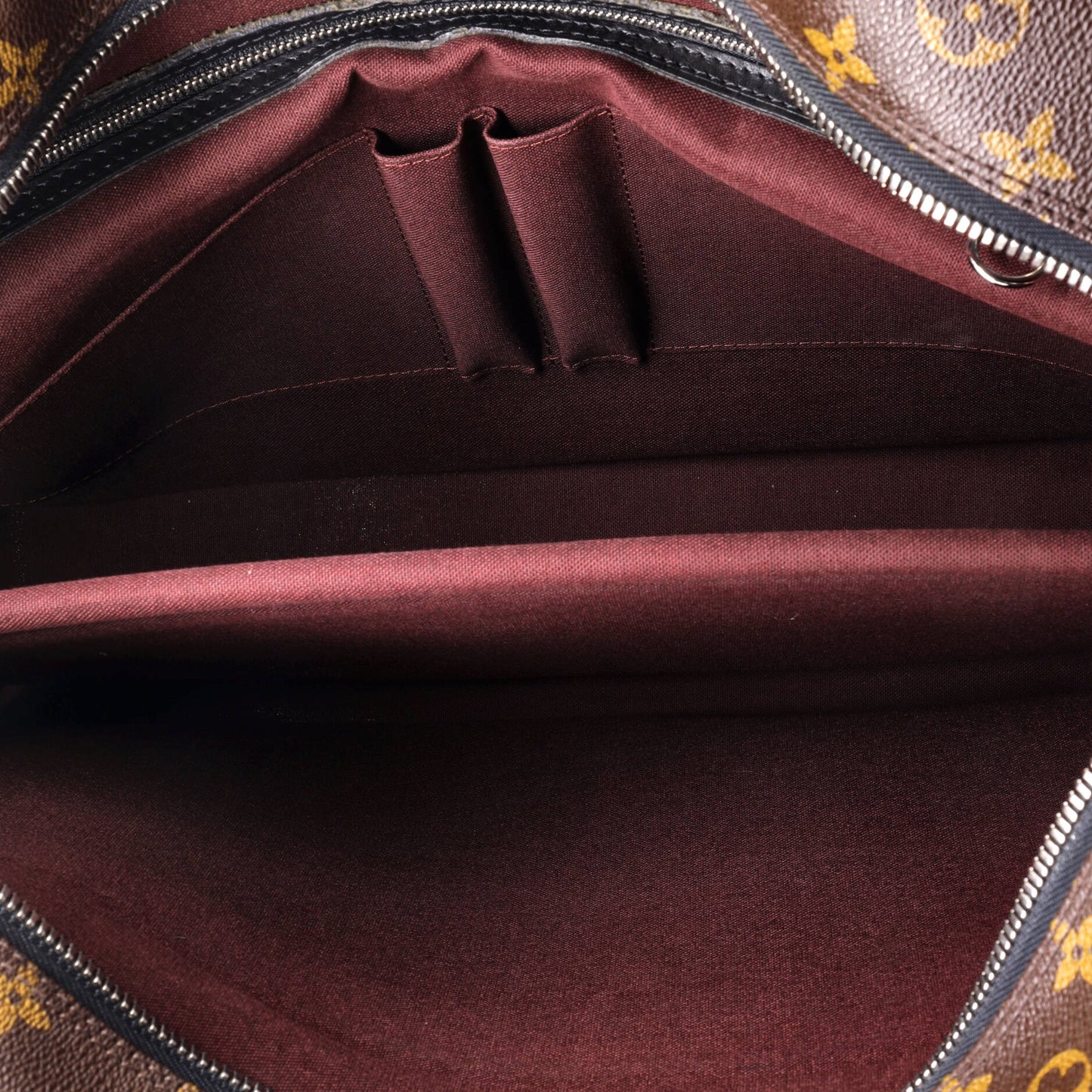 Louis Vuitton Porte-Documents Voyage Briefcase Macassar Monogram Canvas GM