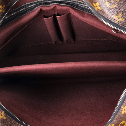Louis Vuitton Porte-Documents Voyage Briefcase Macassar Monogram Canvas GM
