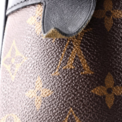 Louis Vuitton Porte-Documents Voyage Briefcase Macassar Monogram Canvas GM