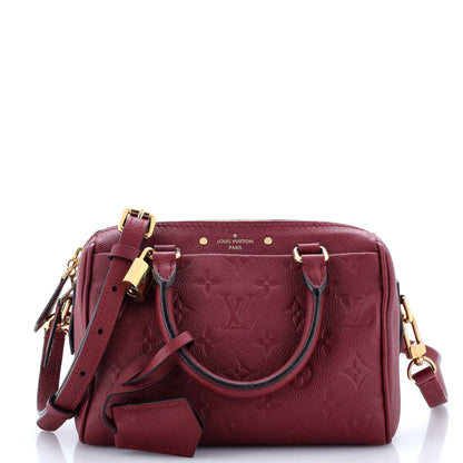 Louis Vuitton Speedy Bandouliere NM Bag Monogram Empreinte Leather 20