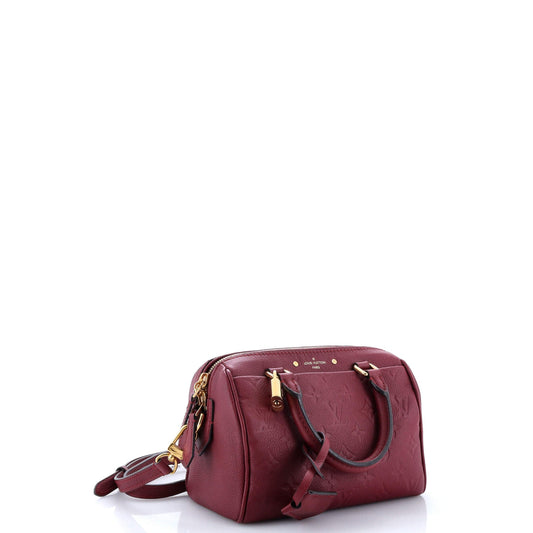 Louis Vuitton Speedy Bandouliere NM Bag Monogram Empreinte Leather 20
