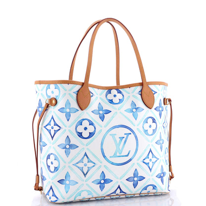 Louis Vuitton Neverfull NM Tote Limited Edition Monogram Tiles MM