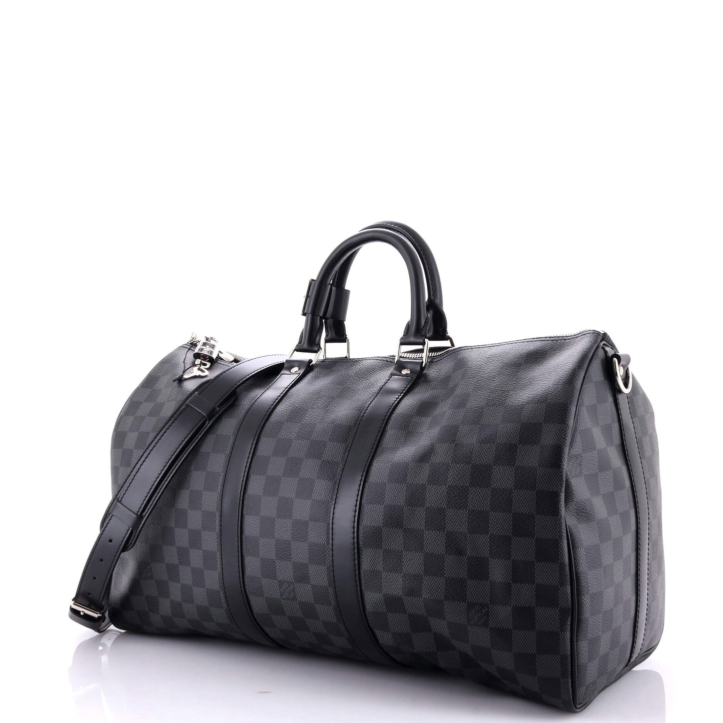 Louis Vuitton Keepall Bandouliere Bag Damier Graphite 45