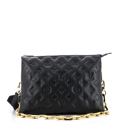 Louis Vuitton Coussin Bag Monogram Embossed Lambskin PM