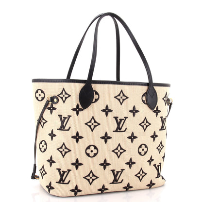 Louis Vuitton Neverfull NM Tote Monogram Giant Embroidered Cotton MM