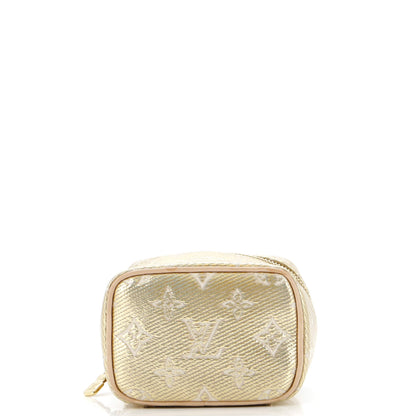 Louis Vuitton Vanity Case Monoglam Jacquard Canvas Micro