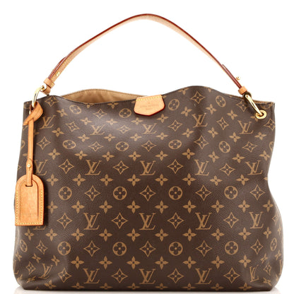 Louis Vuitton Graceful Handbag Monogram Canvas MM