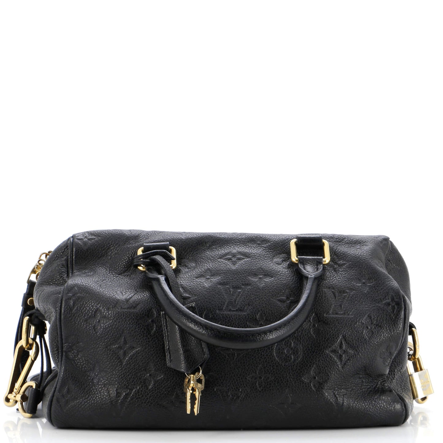 Louis Vuitton Speedy Bandouliere Bag Monogram Empreinte Leather 25
