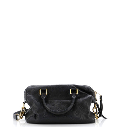 Louis Vuitton Speedy Bandouliere Bag Monogram Empreinte Leather 25